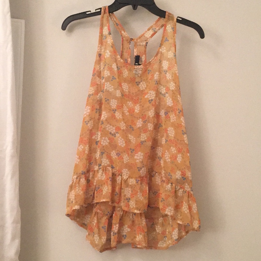 Forever 21 sheer floral tank